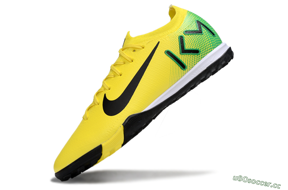 Unisex Nike Air Zoom Mercurial Vapor 16 Elite TF Artificial Turf Low-Tops Football Shoes - Yellow/Black/Green 5