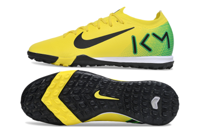 Unisex Nike Air Zoom Mercurial Vapor 16 Elite TF Artificial Turf Low-Tops Football Shoes - Yellow/Black/Green