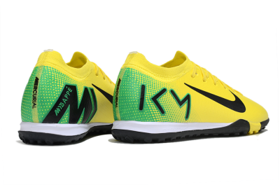 Unisex Nike Air Zoom Mercurial Vapor 16 Elite TF Artificial Turf Low-Tops Football Shoes - Yellow/Black/Green