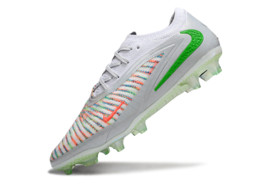 Unisex Nike Phantom 6 Elite FG Firm Ground Low-Tops Football Boots - White/Red/Yellow