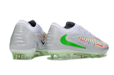 Unisex Nike Phantom 6 Elite FG Firm Ground Low-Tops Football Boots - White/Red/Yellow