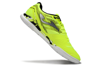 Men's Joma Top Flex IC Indoor & Futsal Low-Tops Football Shoes - Yellow/Silver/Black
