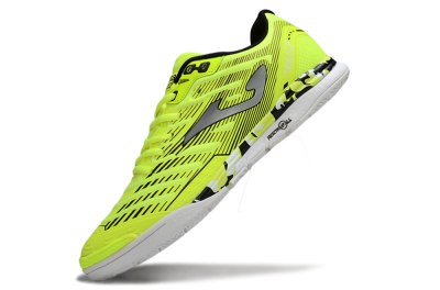 Men's Joma Top Flex IC Indoor & Futsal Low-Tops Football Shoes - Yellow/Silver/Black