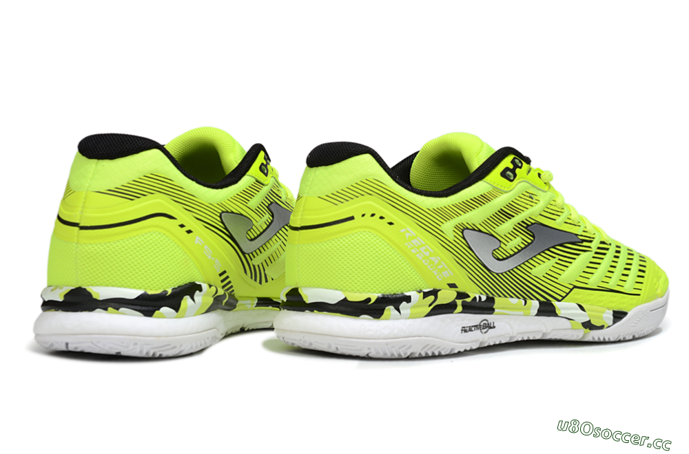 Men's Joma Top Flex IC Indoor & Futsal Low-Tops Football Shoes - Yellow/Silver/Black 6