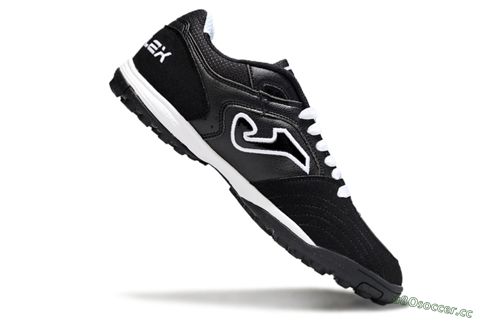 Men's Joma Top Flex TF Artificial Turf Low-Tops Football Shoes - Black/White/Red 4