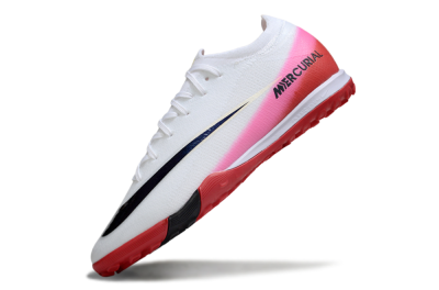 Unisex Nike Air Zoom Mercurial Vapor 16 Elite TF Artificial Turf Low-Tops Football Shoes - White/Black/Red