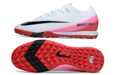 Unisex Nike Air Zoom Mercurial Vapor 16 Elite TF Artificial Turf Low-Tops Football Shoes - White/Black/Red