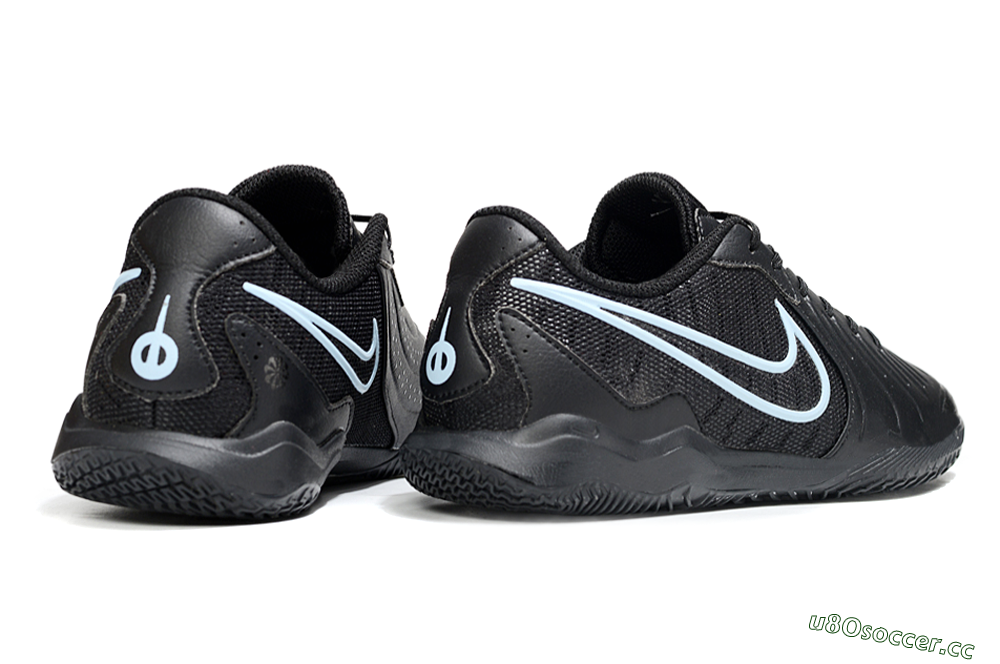 Men's Nike Tiempo Legend 10 Academy IC Indoor & Futsal Low-Tops Football Shoes - Black/Jade 6