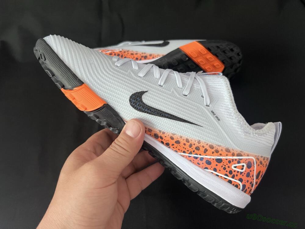 Unisex Nike Air Zoom Mercurial Vapor 16 Pro TF Artificial Turf Low-Tops Football Shoes - Grey/Black/Leopard