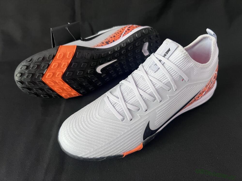 Unisex Nike Air Zoom Mercurial Vapor 16 Pro TF Artificial Turf Low-Tops Football Shoes - Grey/Black/Leopard