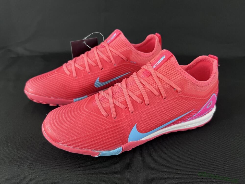 Unisex Nike Air Zoom Mercurial Vapor 16 Pro TF Artificial Turf Low-Tops Football Shoes - Red/Jade/Pink