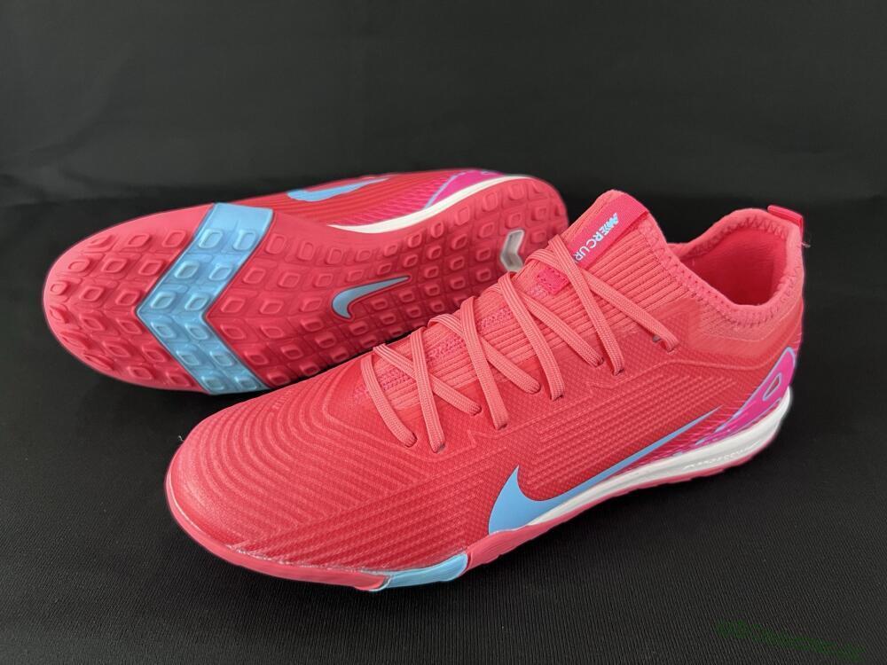 Unisex Nike Air Zoom Mercurial Vapor 16 Pro TF Artificial Turf Low-Tops Football Shoes - Red/Jade/Pink