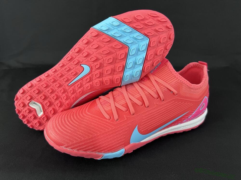 Unisex Nike Air Zoom Mercurial Vapor 16 Pro TF Artificial Turf Low-Tops Football Shoes - Red/Jade/Pink
