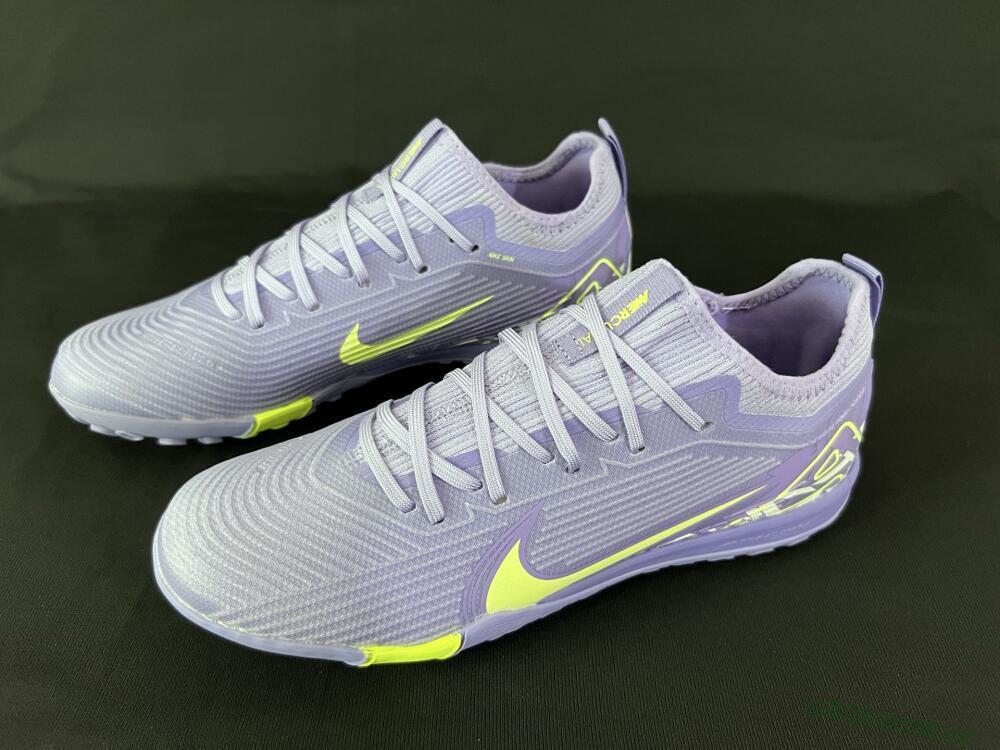 Unisex Nike Air Zoom Mercurial Vapor 16 Pro TF Artificial Turf Low-Tops Football Shoes - Purple/Yellow/White