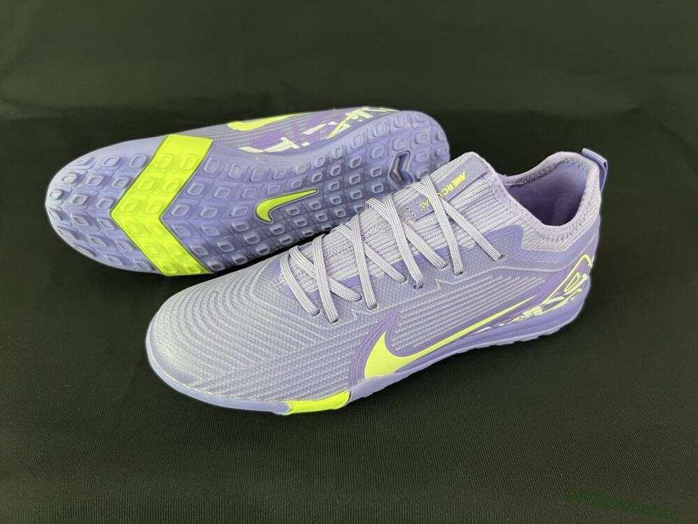 Unisex Nike Air Zoom Mercurial Vapor 16 Pro TF Artificial Turf Low-Tops Football Shoes - Purple/Yellow/White