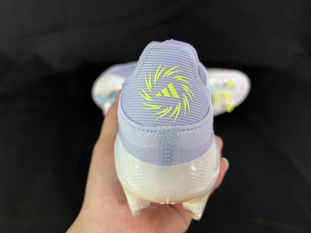 Unisex Adidas F50+ Elite Lightstrike Pro FG Firm Ground Low-Tops Football Boots - Purple/Yellow/White