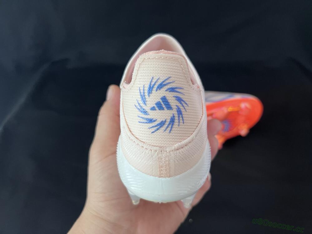 Unisex Adidas F50+ Lightstrike Pro Laceless FG Firm Ground Low-Tops Football Boots - Red/Blue/White