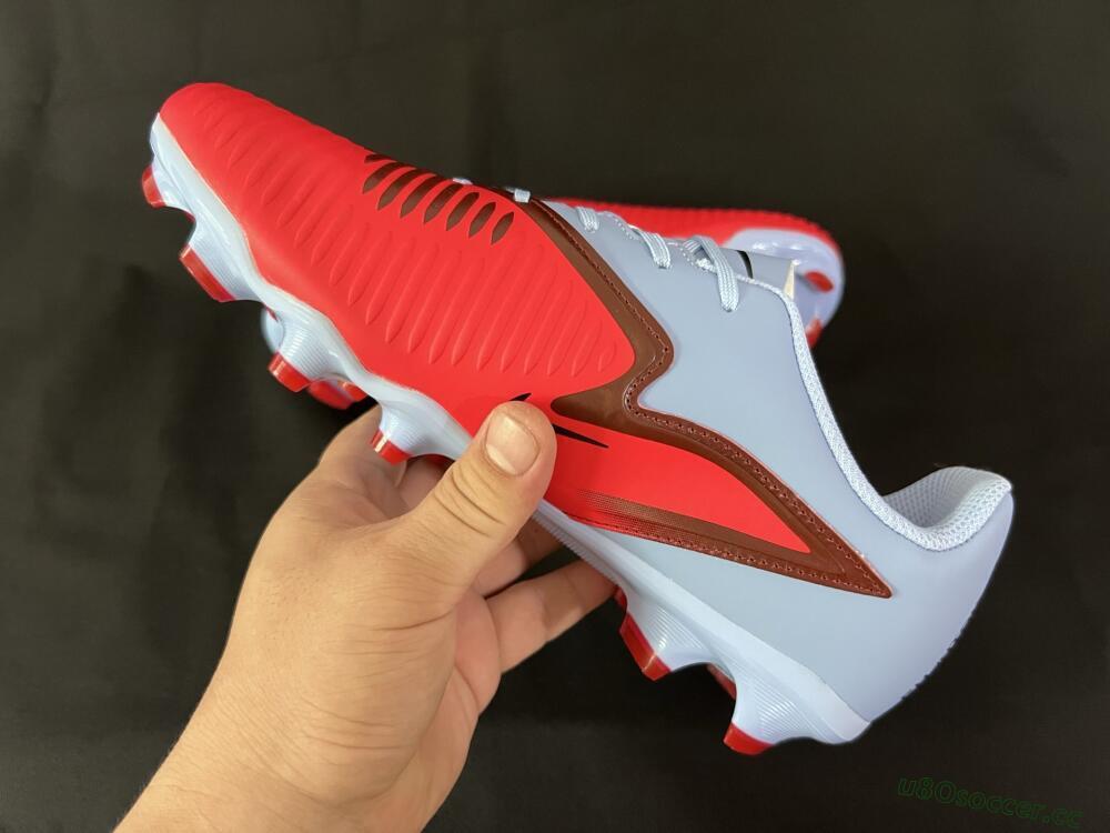 Men's Nike Phantom 6 Elite FG Firm Ground Low-Tops Football Boots - Red/Blue/Black