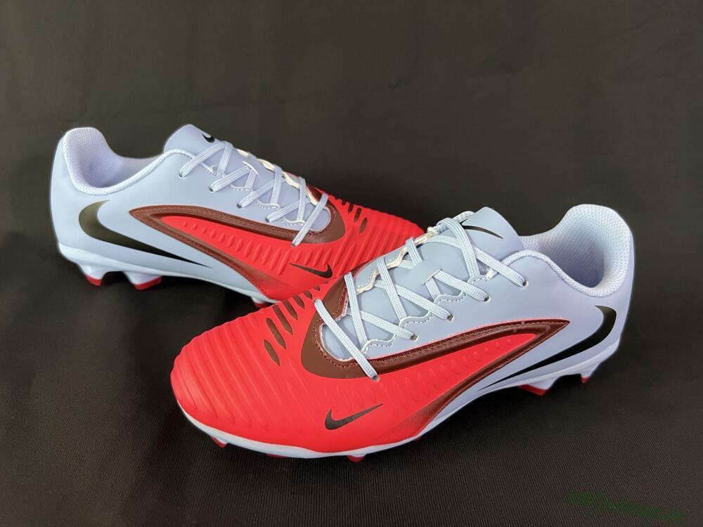 Men's Nike Phantom 6 Elite FG Firm Ground Low-Tops Football Boots - Red/Blue/Black