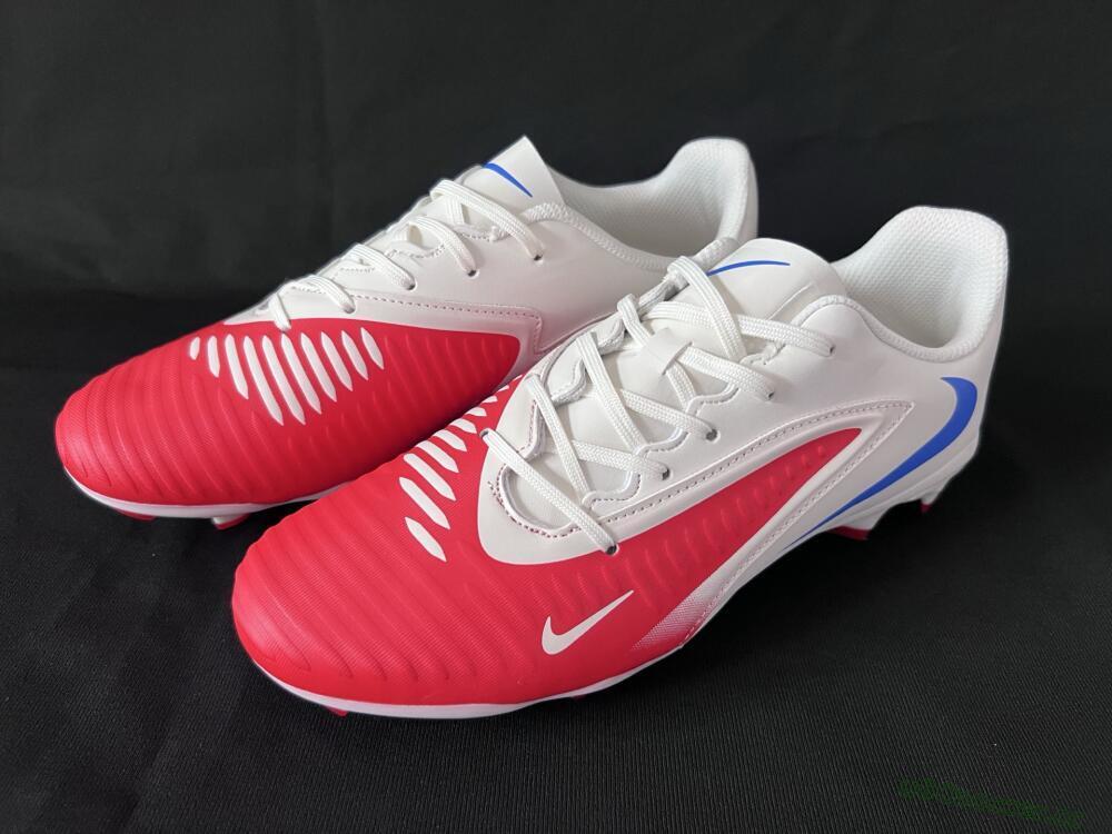 Men's Nike Phantom 6 Elite Low FG Firm Ground Low-Tops Football Boots - Red/White/Blue