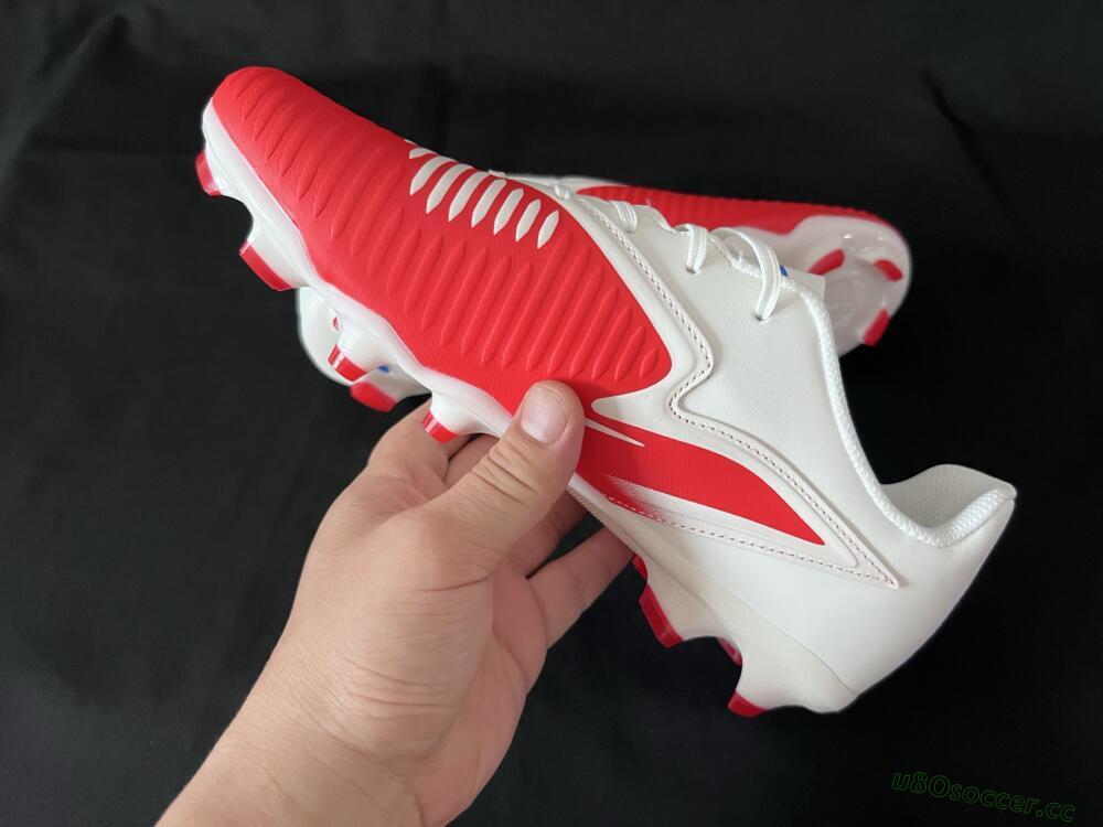 Men's Nike Phantom 6 Elite Low FG Firm Ground Low-Tops Football Boots - Red/White/Blue