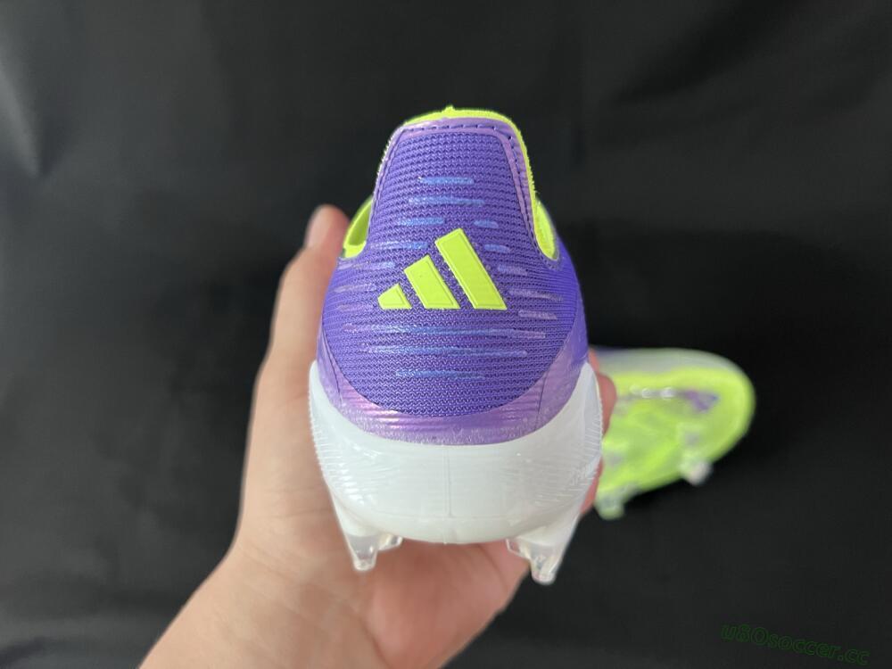 Unisex Adidas F50+ Elite FG Firm Ground Low-Tops Football Boots - Blue/Yellow/Silver