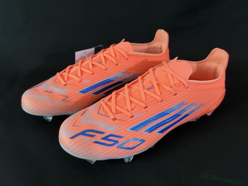 Unisex Adidas F50 Elite FG Firm Ground Low-Tops Football Boots - Red/Blue/White