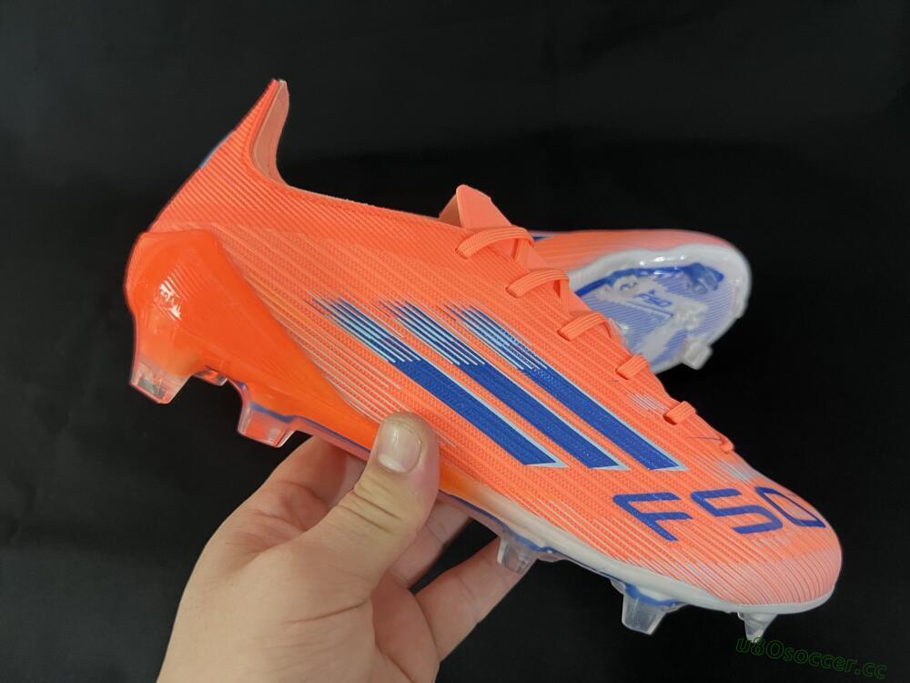 Unisex Adidas F50 Elite FG Firm Ground Low-Tops Football Boots - Red/Blue/White