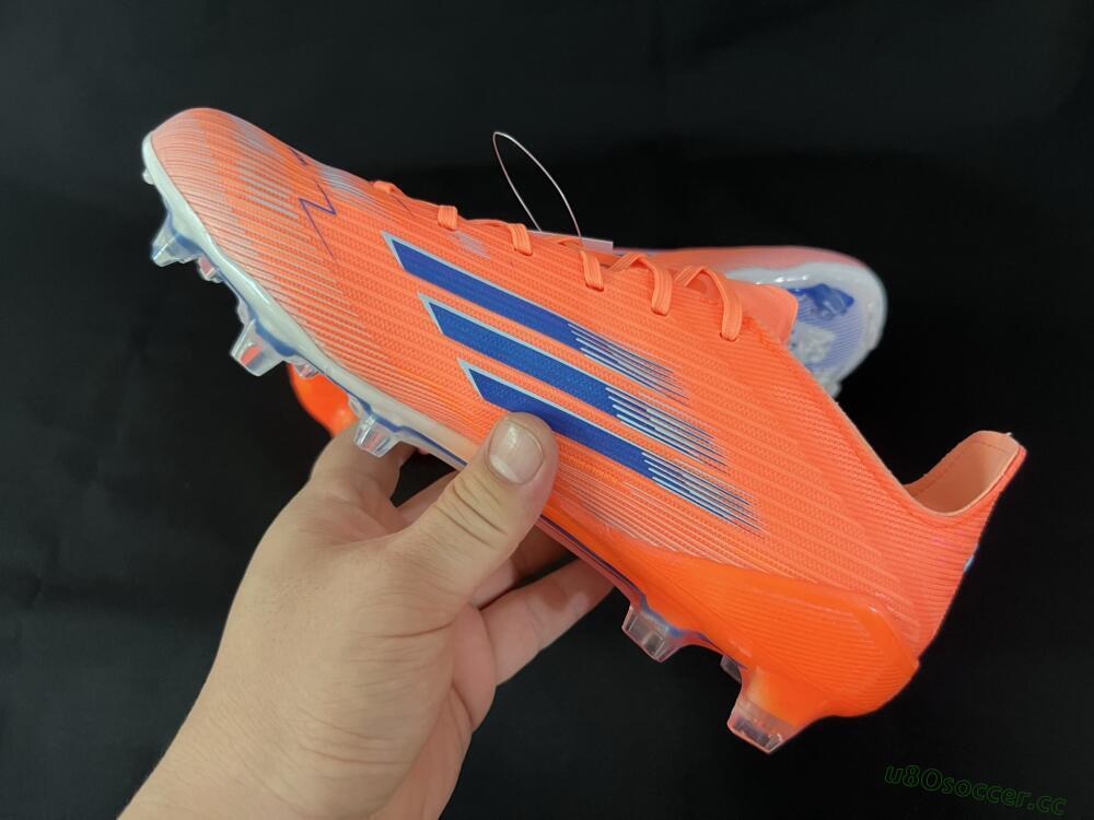 Unisex Adidas F50 Elite FG Firm Ground Low-Tops Football Boots - Red/Blue/White