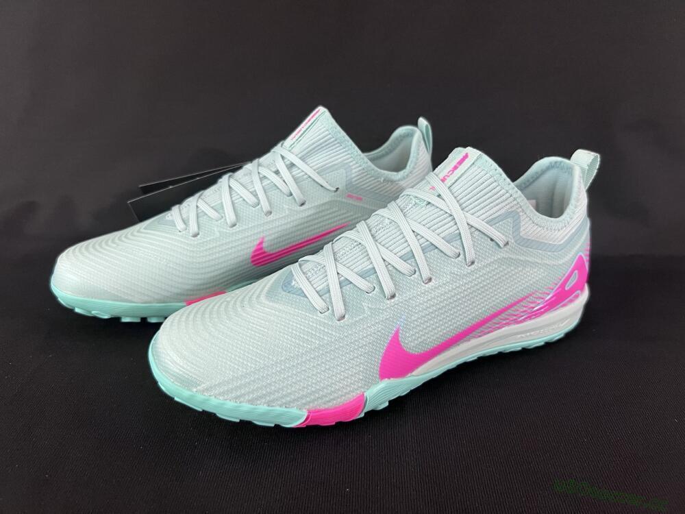 Men's Nike Air Zoom Mercurial Vapor 16 Elite TF Artificial Turf Low-Tops Football Shoes - Jade/Pink