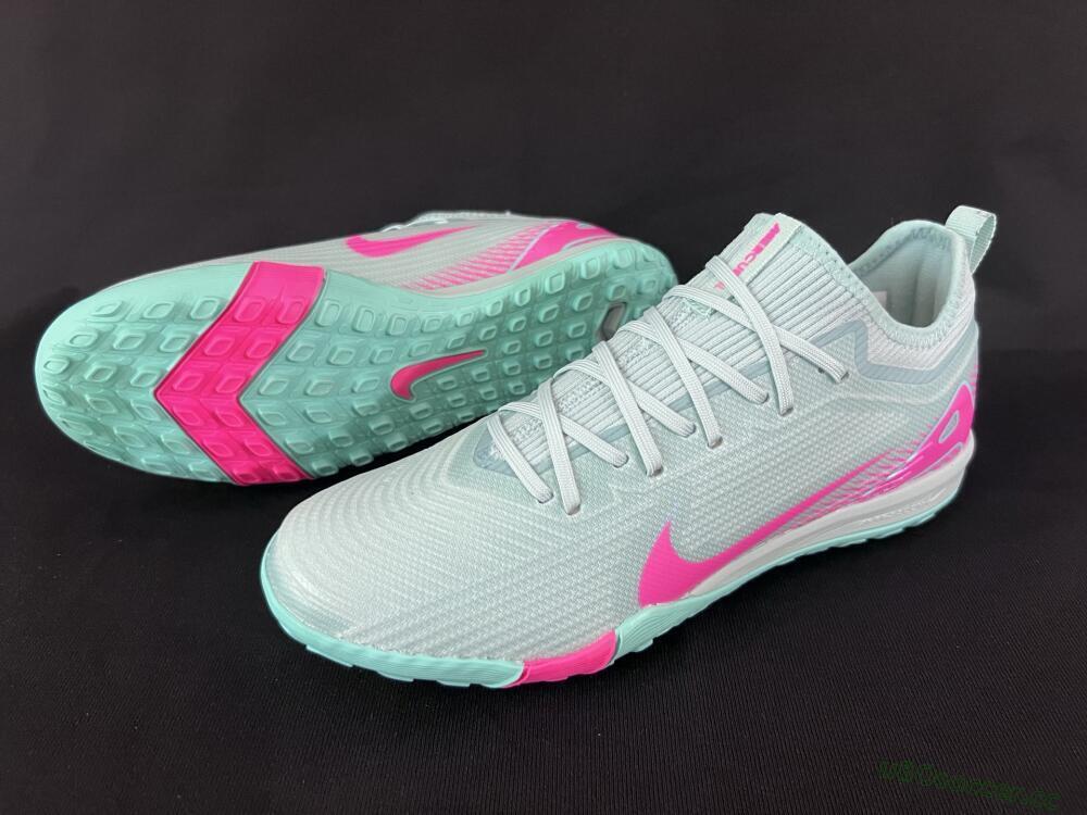 Men's Nike Air Zoom Mercurial Vapor 16 Elite TF Artificial Turf Low-Tops Football Shoes - Jade/Pink
