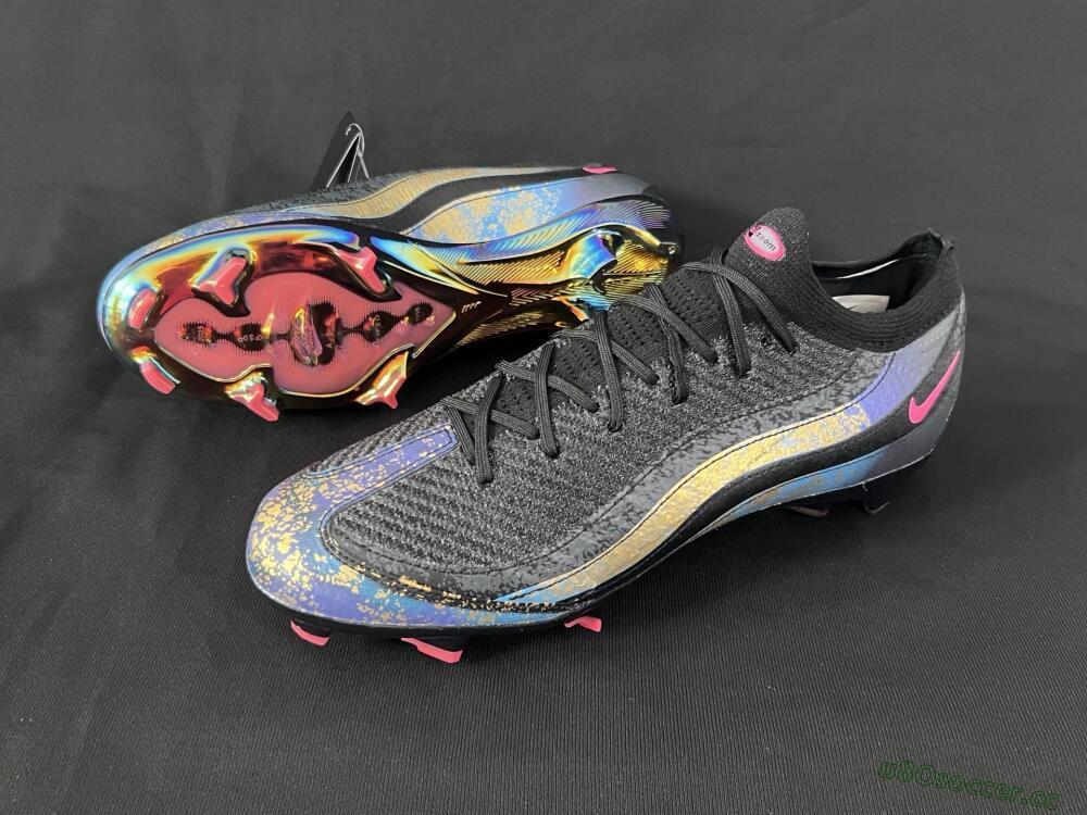 Men's Nike Air Zoom Mercurial Vapor 16 Elite FG Firm Ground Low-Tops Football Boots - Black/Grey/Pink