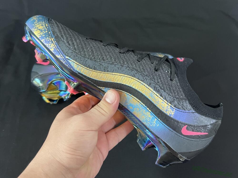 Men's Nike Air Zoom Mercurial Vapor 16 Elite FG Firm Ground Low-Tops Football Boots - Black/Grey/Pink
