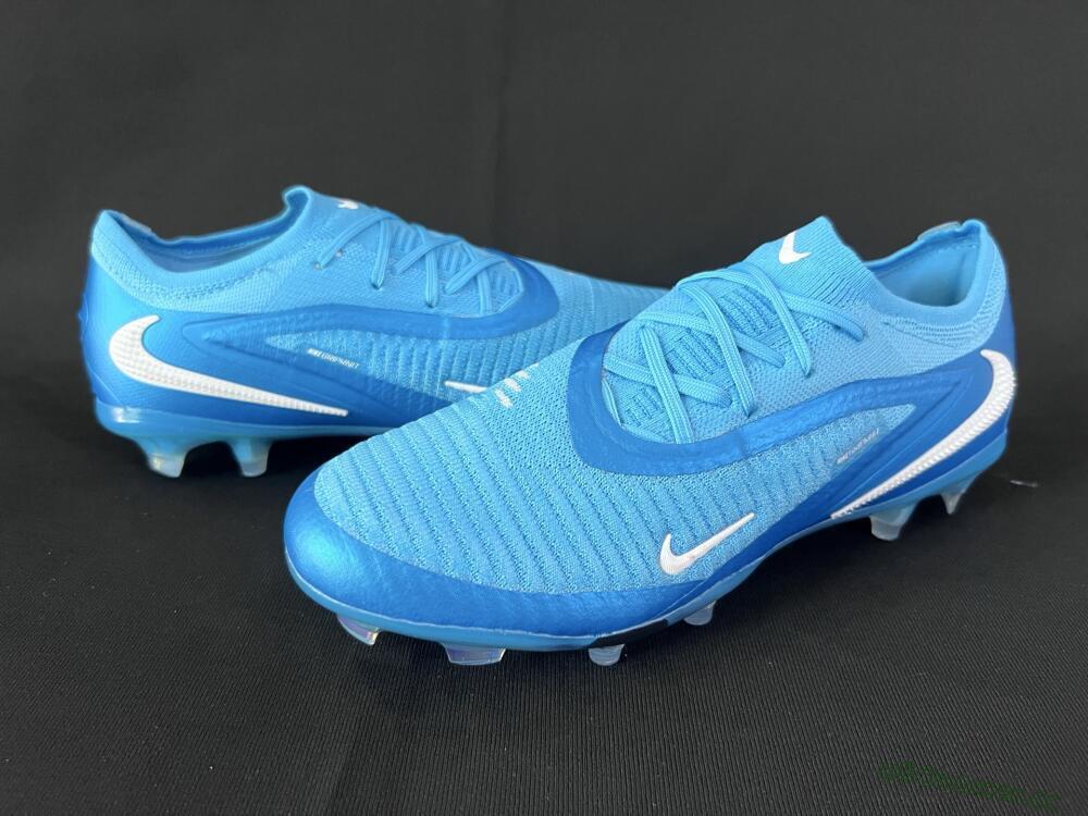 Men's Nike Phantom 6 Low Elite FG Firm Ground Low-Tops Football Boots - Jade/White/Gold