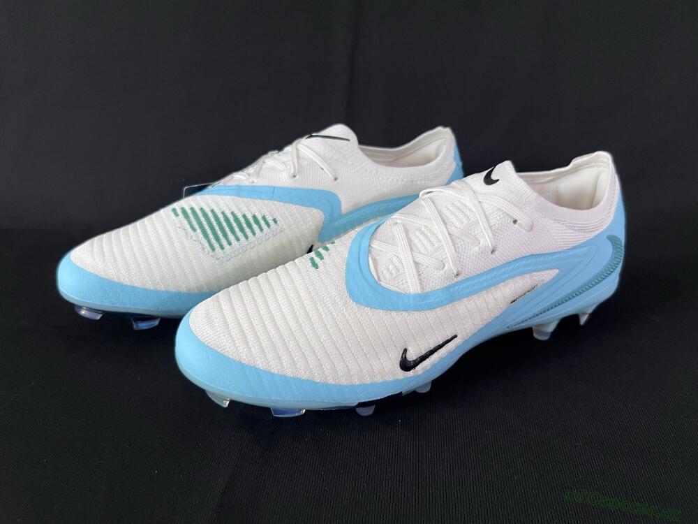 Men's Nike Phantom 6 Low Elite FG Firm Ground Low-Tops Football Boots - Beige/Jade/Gold
