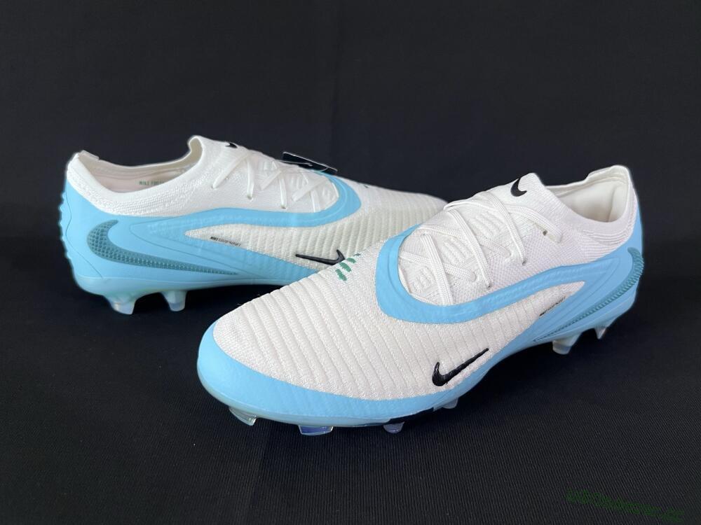 Men's Nike Phantom 6 Low Elite FG Firm Ground Low-Tops Football Boots - Beige/Jade/Gold