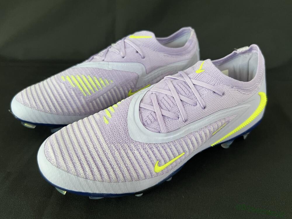 Men's Nike Phantom 6 Low Elite FG Firm Ground Low-Tops Football Boots - Purple/Yellow/Gold