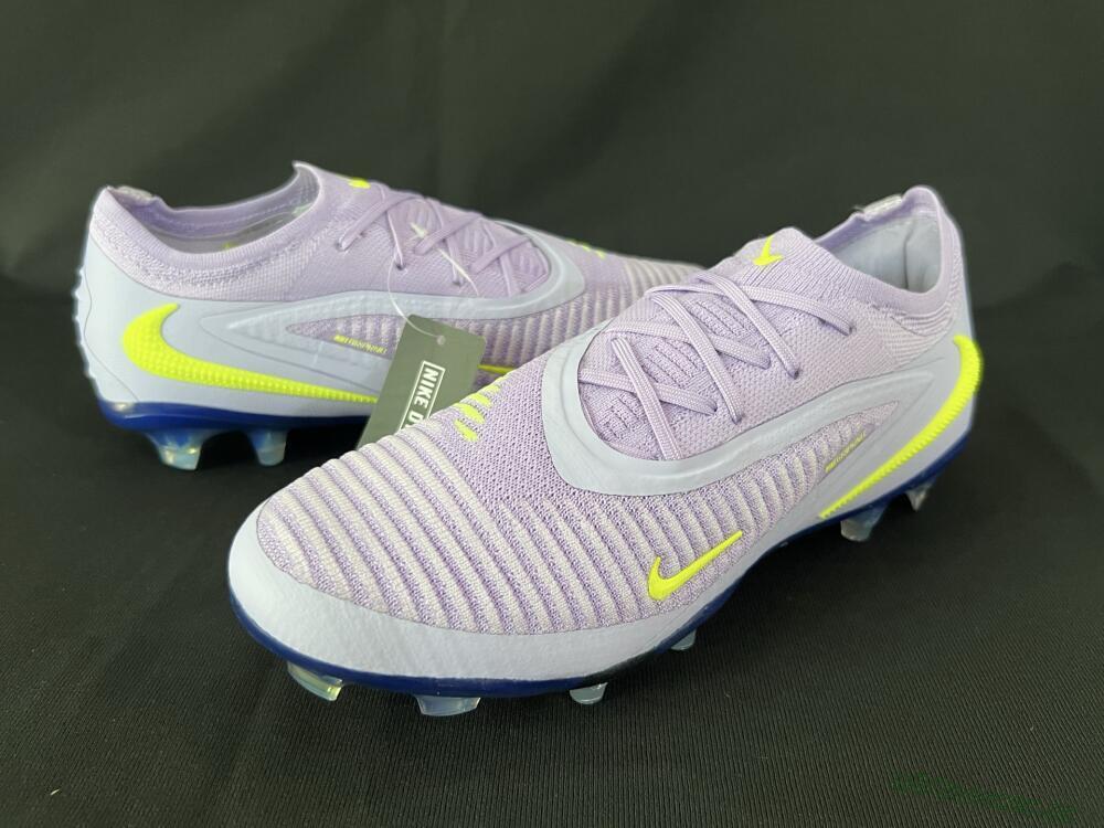 Men's Nike Phantom 6 Low Elite FG Firm Ground Low-Tops Football Boots - Purple/Yellow/Gold