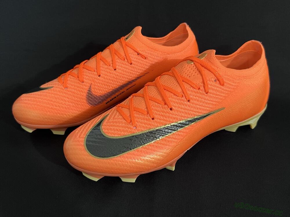 Men's Nike Air Zoom Mercurial Vapor 16 Elite FG Firm Ground Low-Tops Football Boots - Red/Black/Gold