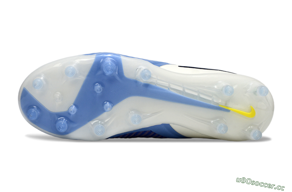 Unisex Nike Phantom 6 High Elite AG Artificial Grass High-Tops Football Boots - Blue/White/Black 6