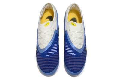 Unisex Nike Phantom 6 Low Elite AG Artificial Grass Low-Tops Football Boots - Blue/White/Black