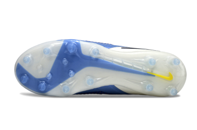 Unisex Nike Phantom 6 Low Elite AG Artificial Grass Low-Tops Football Boots - Blue/White/Black