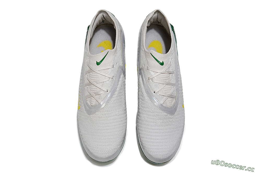 Unisex Nike Phantom 6 Low Elite FG Firm Ground Low-Tops Football Boots - White/Silver/Gold 4