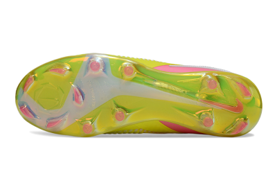 Unisex Nike Phantom 6 Low Elite FG Firm Ground Low-Tops Football Boots - Yellow/Pink/White
