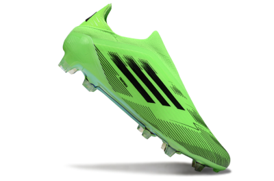 Men's Adidas F50 Elite Laceless FG Firm Ground Low-Tops Football Boots - Green/Black