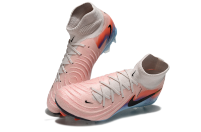 Men's Nike Phantom Luna Elite FG Firm Ground High-Tops Football Boots - Pink/Red/Blue