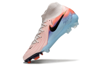 Men's Nike Phantom Luna Elite FG Firm Ground High-Tops Football Boots - Pink/Red/Blue