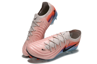 Men's Nike Phantom GX 2 Elite FG Firm Ground Low-Tops Football Boots - Pink/Red/Blue