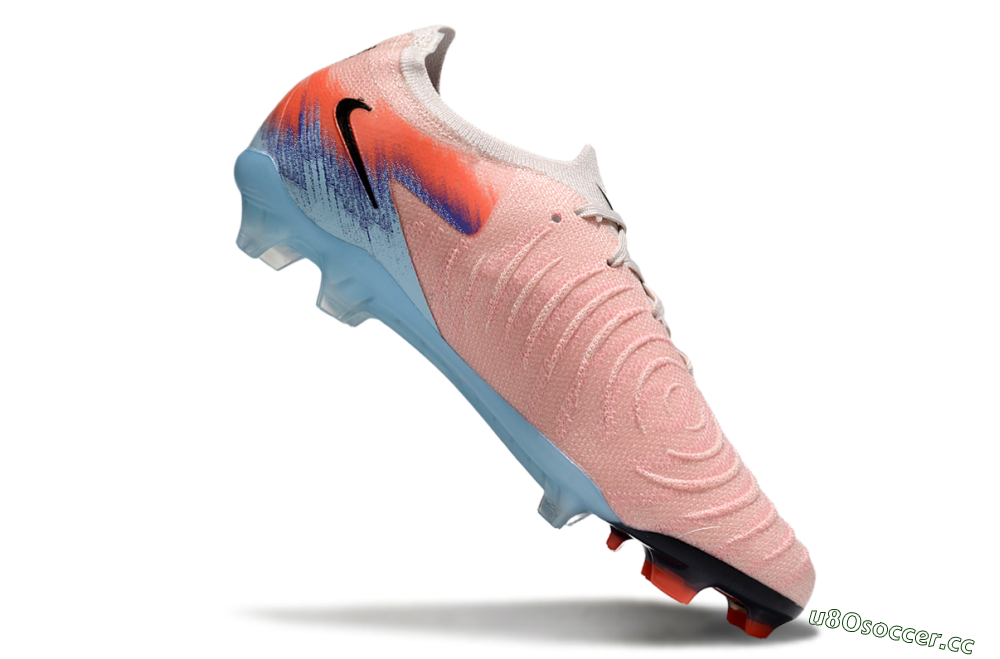 Men's Nike Phantom GX 2 Elite FG Firm Ground Low-Tops Football Boots - Pink/Red/Blue 4
