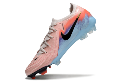 Men's Nike Phantom GX 2 Elite FG Firm Ground Low-Tops Football Boots - Pink/Red/Blue